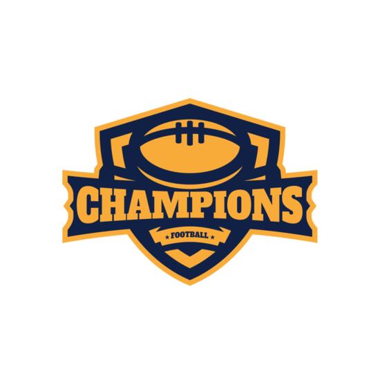 Champions Football logo template Thumbnail