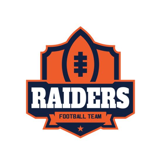 Raiders Football Team logo template Thumbnail