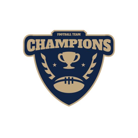 Champions Football Team logo template Thumbnail