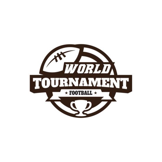 World Tournament Football logo template Thumbnail