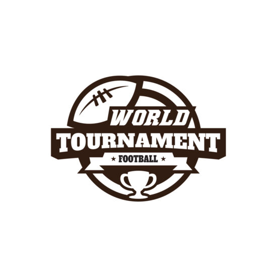 World Tournament Football logo template Thumbnail
