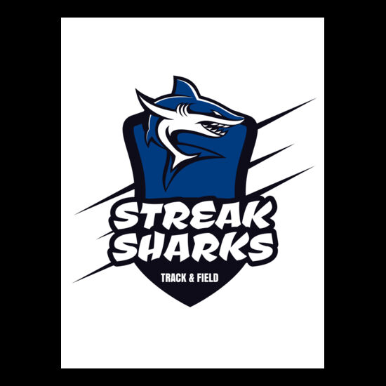 Sharks Track & Field Team Logo 01 Thumbnail