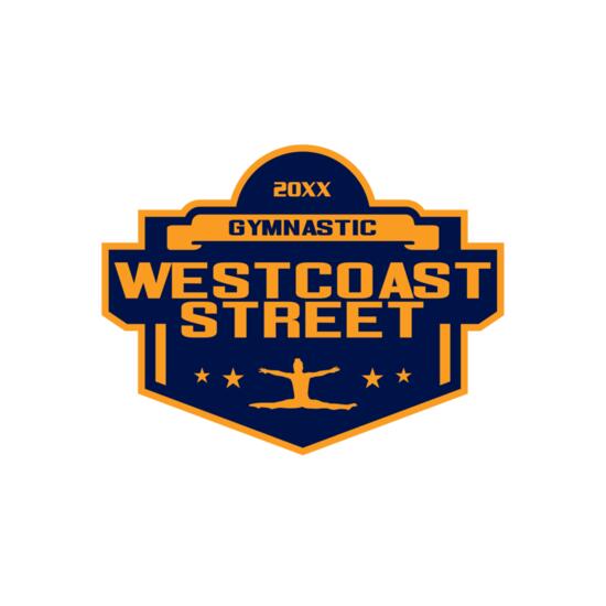 West Coast Street Gymnastic logo template 02 Thumbnail