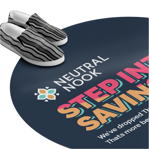 Large Printed Floor Sticker