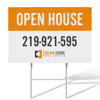 Custom printed real estate yard signs in Corcoran CA