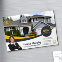 Custom printed refrigerator magnets for real estate in Corcoran CA