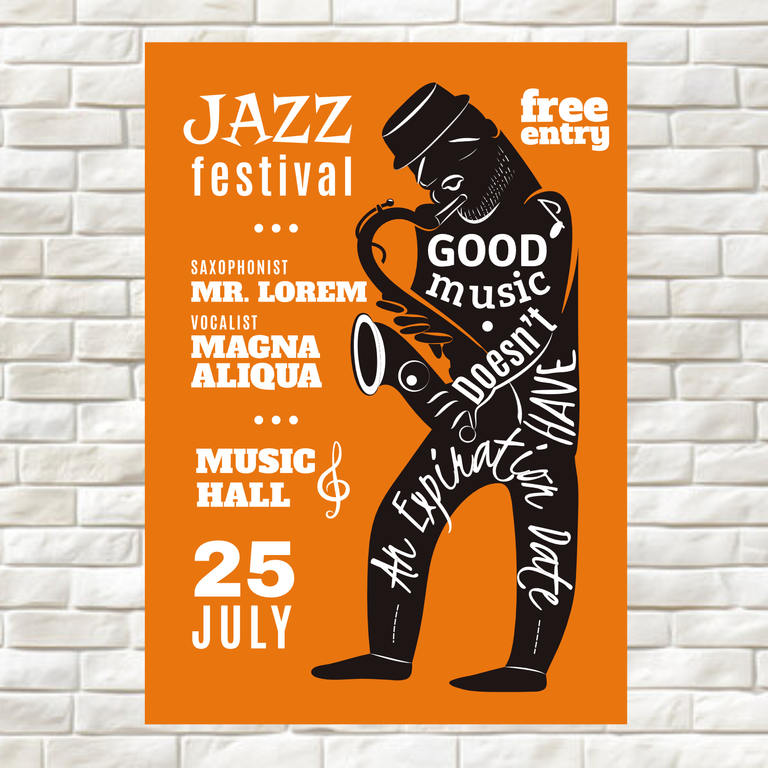 May include a large printed poster