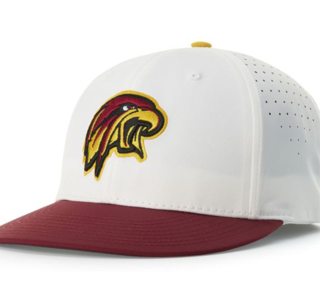 Sports performance hat with embroidered logo