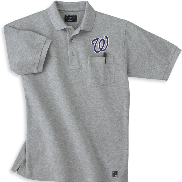 Polo with embroidered logo
