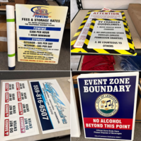 Custom printed business signs and banners near Corcoran CA