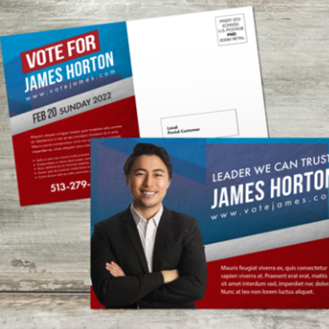 Campaign and election postcards