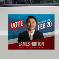 Campaign and election car and vehicle magnets