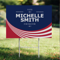 Campaign and election yard sign printing