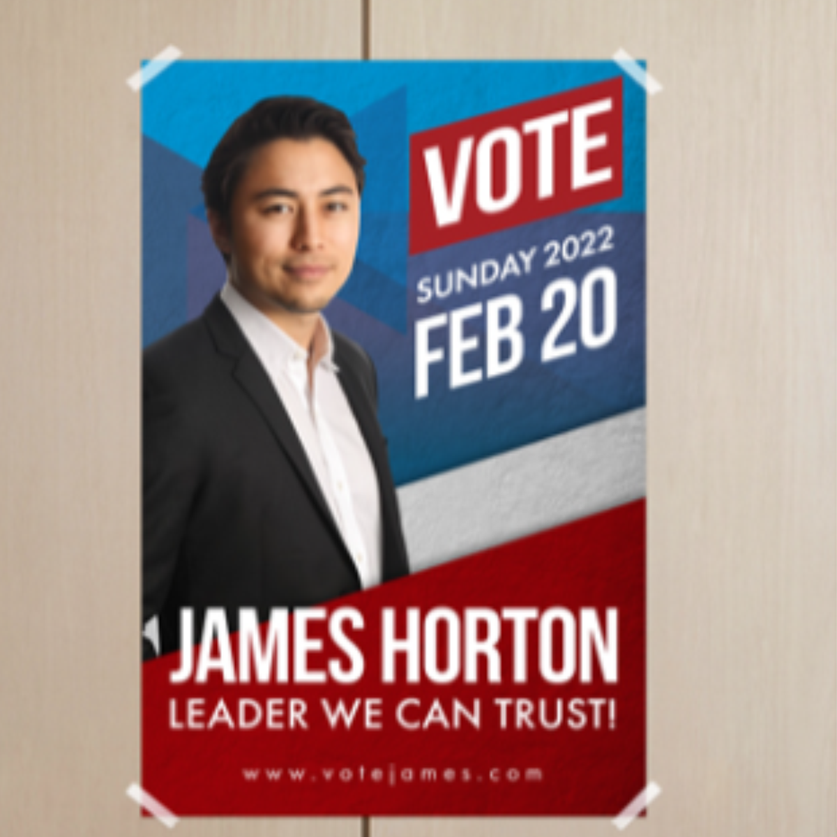 Campaign and election large format posters