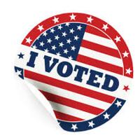 Campaign and election printed bulk circle stickers