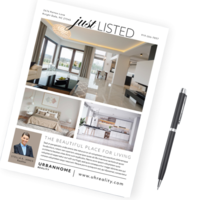 Custom printed posters and fliers for realtors in Corcoran CA