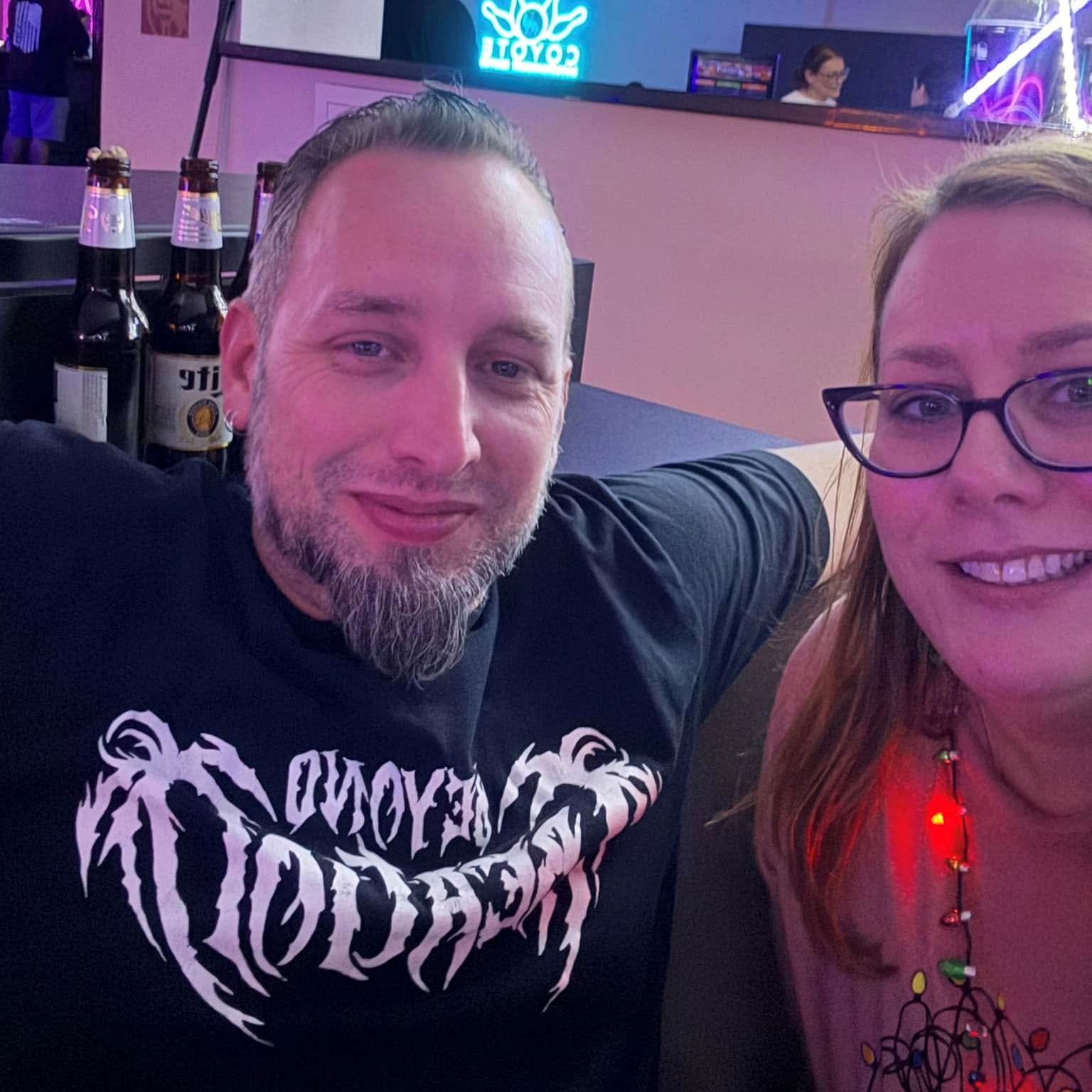 Megan and Ethan Robnett, the owners of Plain Insane Graphix Lemoore