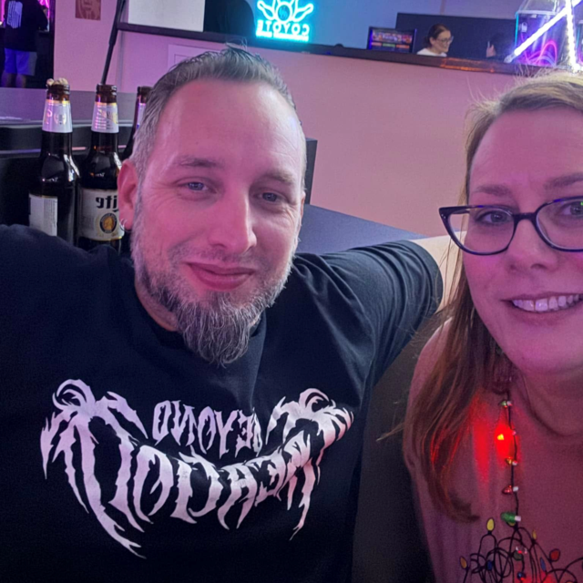 Megan and Ethan Robnett, the owners of Plain Insane Graphix Lemoore