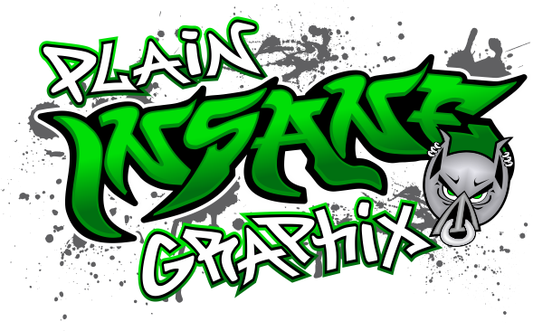 Plain Insane Graphix voted best graphics and print shop in Avenal CA