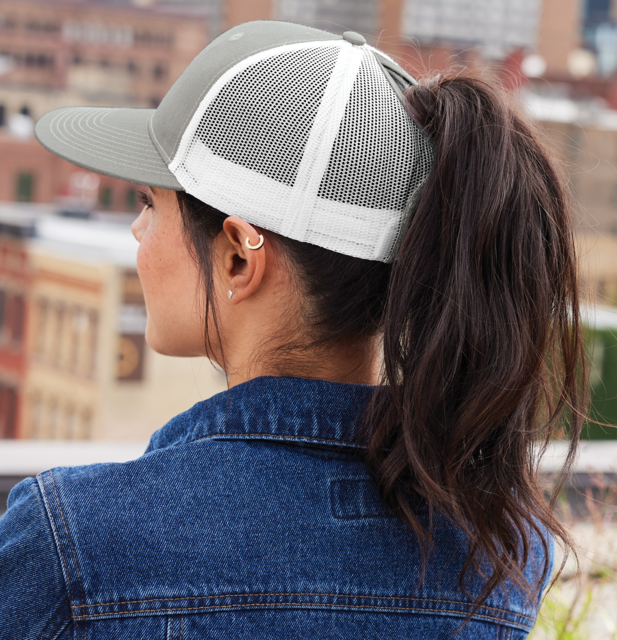 Custom-embroidered-ponytail-Hat-Plain-Insane-Graphix-Lemoore-CA