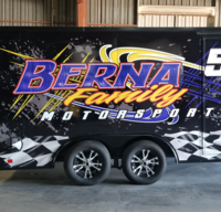 Custom printed sports decals and trailer wraps in Hanford and Lemoore