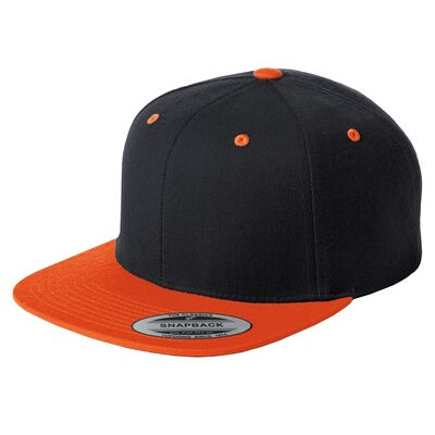 Custom embroidered flat bill snapback hats online