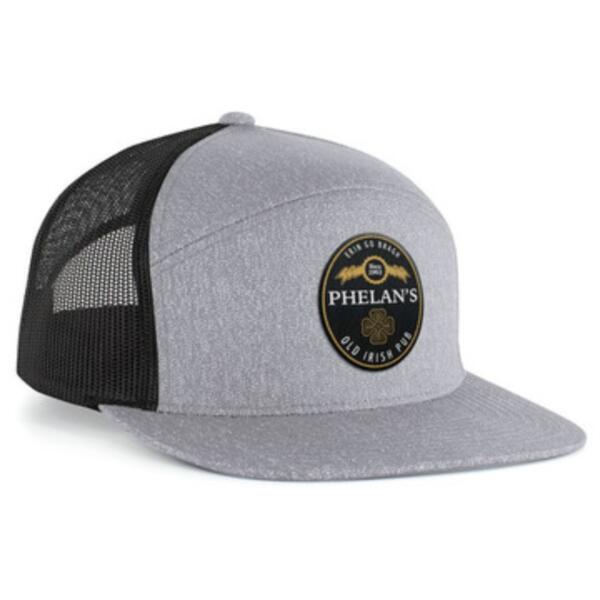 Heathered 6-Panel Arch Trucker Snapback Cap Thumbnail
