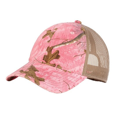 Unstructured Camouflage Mesh Back Cap Thumbnail