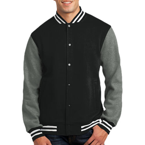 Fleece Letterman Jacket Thumbnail