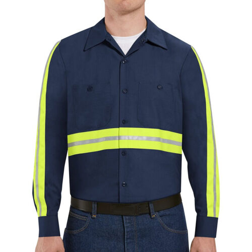 Industrial EV Long Sleeve Work Shirt Tall Thumbnail