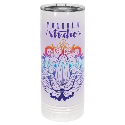 22 oz. Slim Tumbler,  Vacuum Insulated w/Clear Lid Thumbnail