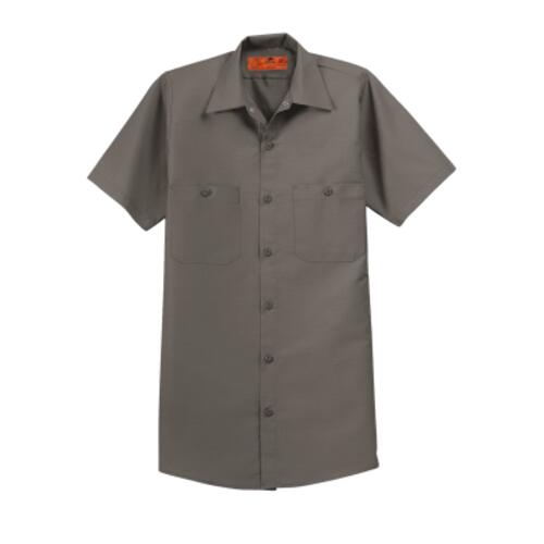 Long Size, Short Sleeve Industrial Work Shirt Thumbnail
