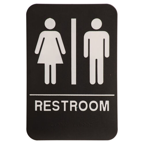 ADA 6" x 9" Unisex Accessible Restroom Sign  Thumbnail