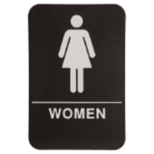 ADA 6" x 9" Women Accessible Restroom Sign  Thumbnail