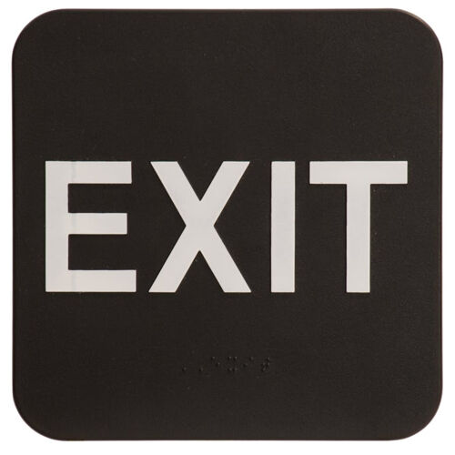 ADA 6" x 6" Exit Sign Thumbnail