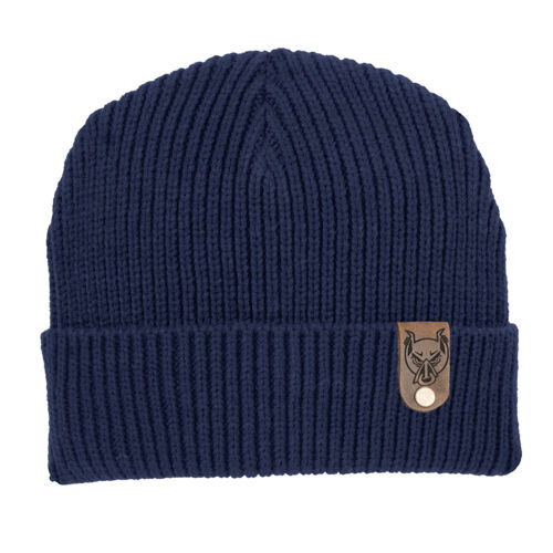 Leather Tag Watch Cap Thumbnail