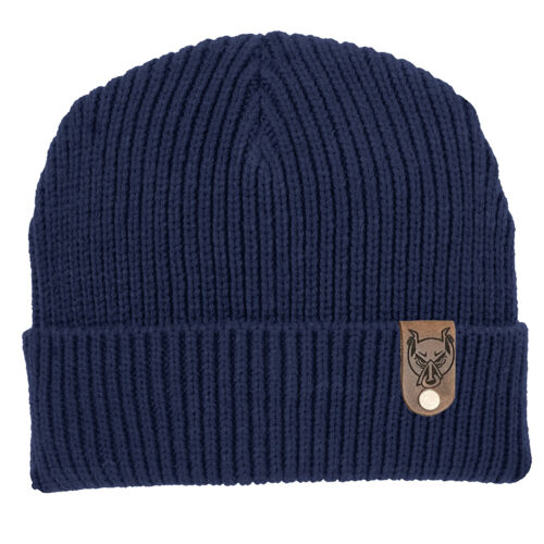 Leather Tag Watch Cap Thumbnail