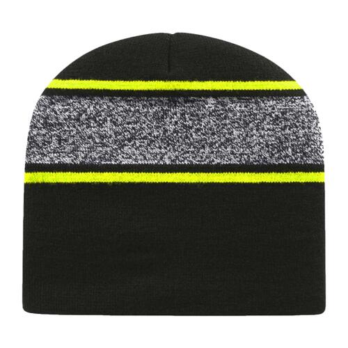 USA-Made Variegated Striped Beanie Thumbnail