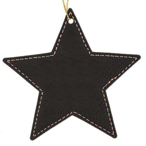 Leatherette Star Shaped Ornament Thumbnail