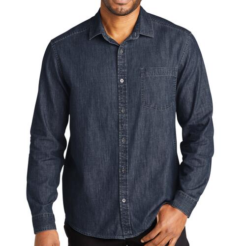 Long Sleeve Perfect Denim Shirt Thumbnail