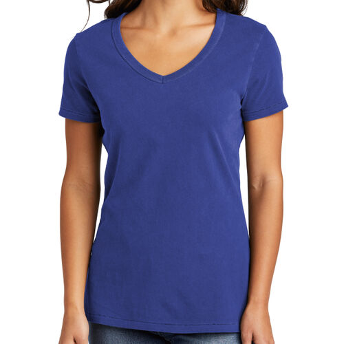 Ladies Beach Wash ® Garment Dyed V Neck Tee Thumbnail