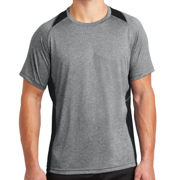 Heather Colorblock Contender Tee Thumbnail