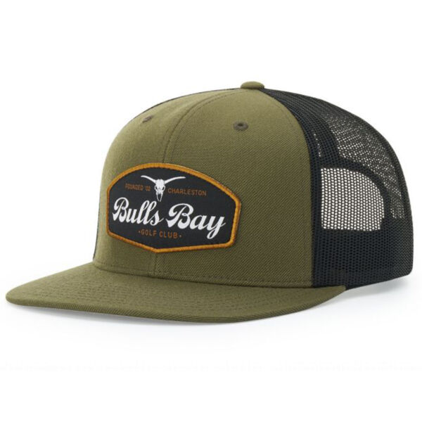 Wool Blend Flat Bill Trucker Cap Thumbnail