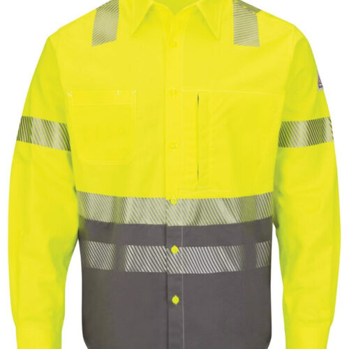 Hi-Visibility Color Block Uniform Shirt - EXCEL FR® ComforTouch® - 7 oz. - Tall Sizes Thumbnail