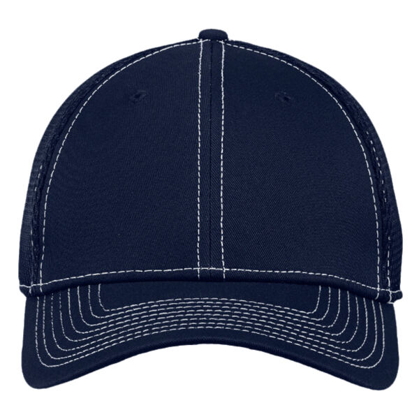 Stretch Mesh Contrast Stitch Cap Thumbnail