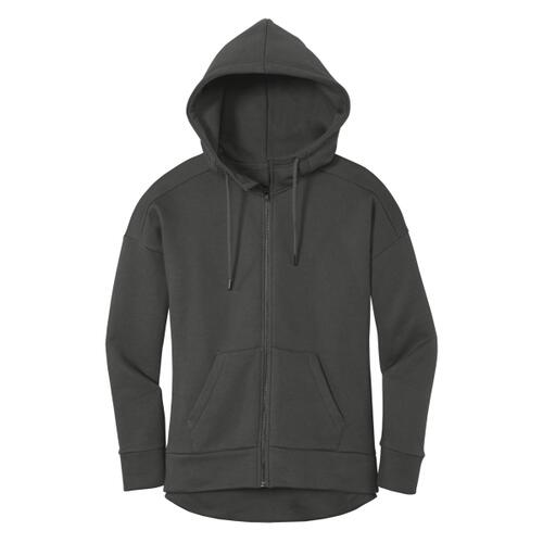 Women's Perfect Weight Fleece Drop Shoulder Full Zip Hoodie Thumbnail