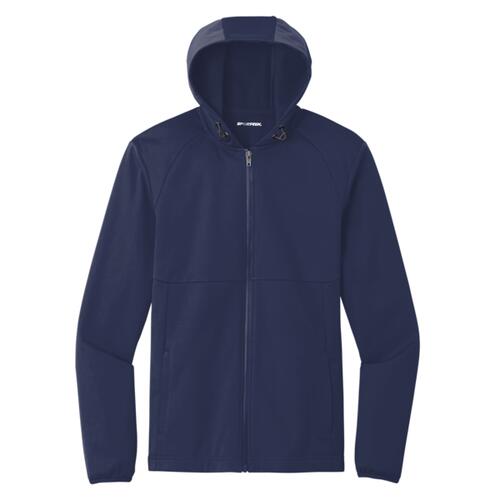 Hooded Raglan Sleeve Soft Shell Jacket Thumbnail