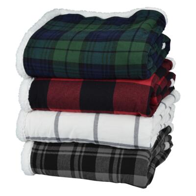 ® Flannel Sherpa Blanket Thumbnail