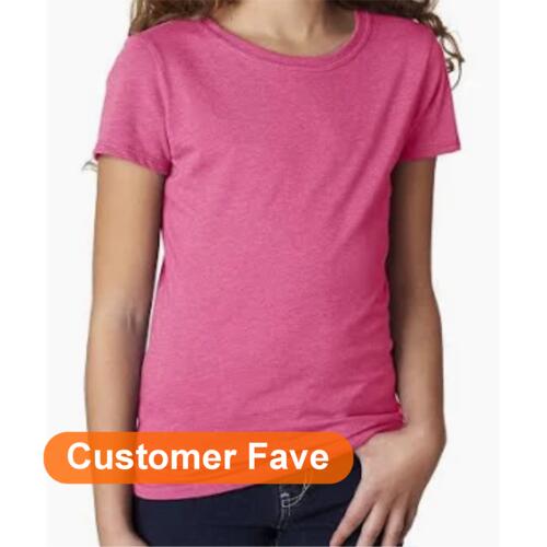 Girls’ Princess CVC Short Sleeve Crew Thumbnail