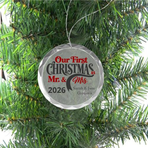 Our First Christmas Mr. & Mrs. Ornament  Thumbnail